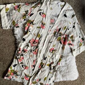 Leith Floral Robe Size Large